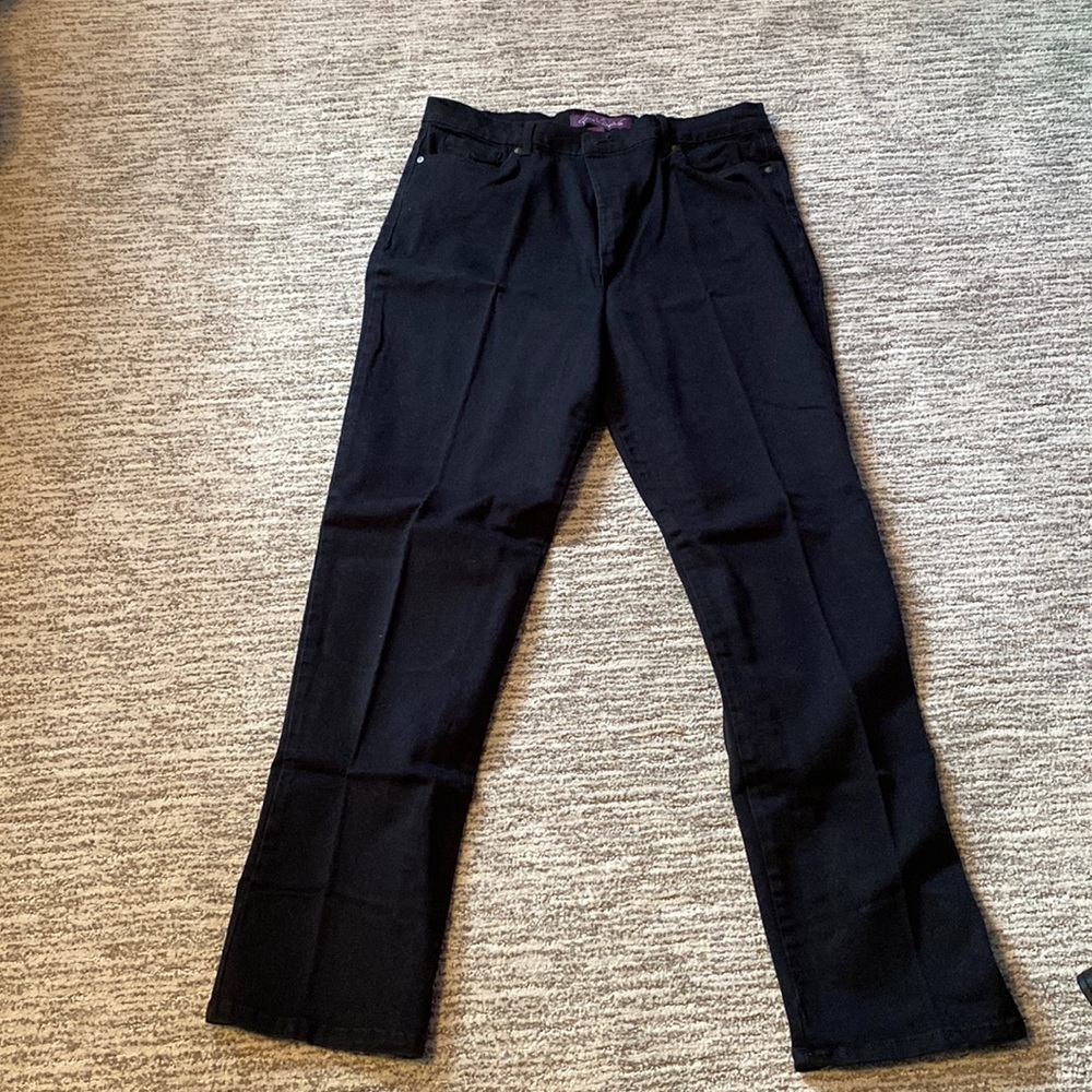 Black Straight Leg Jeans